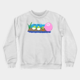 Funny frogs cartoon Crewneck Sweatshirt